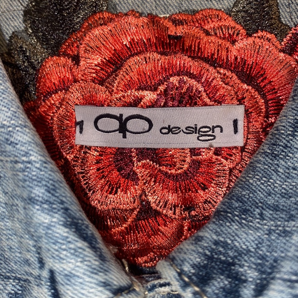 Embroidered Jean Jacket - Picture 6 of 6